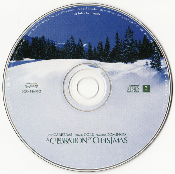 José Carreras · Natalie Cole · Plácido Domingo* - A Celebration Of Christmas (CD, Album) - Image 3