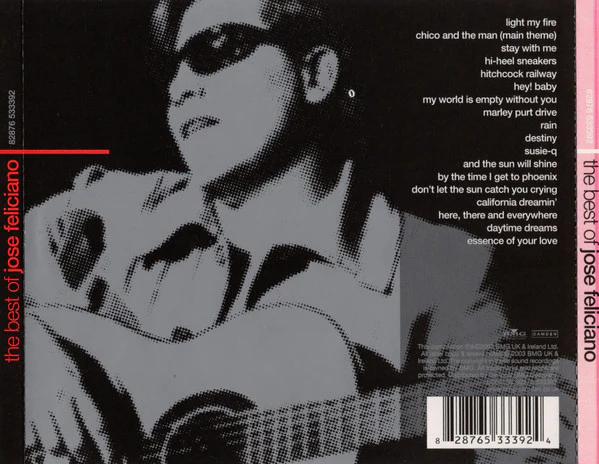 Jose Feliciano* - The Best Of Jose Feliciano (CD, Comp) - Image 2