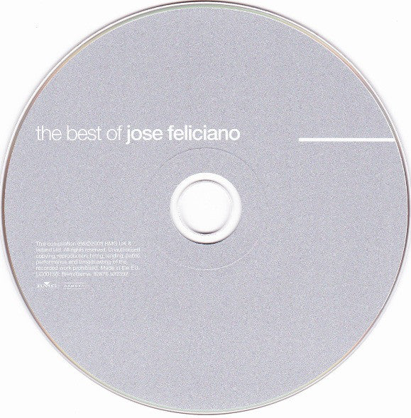 Jose Feliciano* - The Best Of Jose Feliciano (CD, Comp) - Image 3