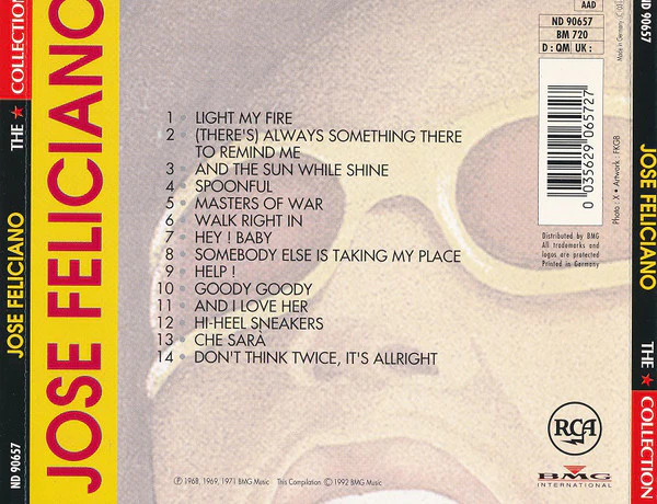 José Feliciano - The ★ Collection (CD, Comp) - Image 2