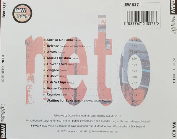 Jose Neto - Neto (CD, Album) - Image 3