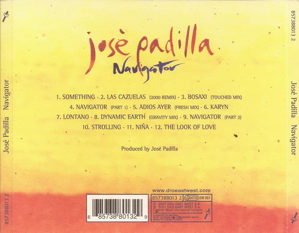 José Padilla - Navigator (CD, Album) - Image 2