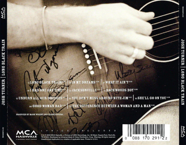 Josh Turner - Long Black Train (HDCD, Album, UML) - Image 2