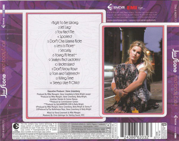 Joss Stone - Mind Body & Soul (CD, Album, Copy Prot.) - Image 2