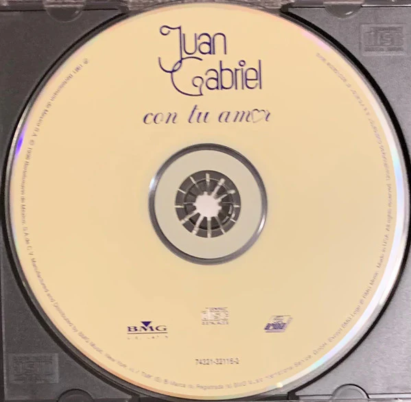 Juan Gabriel - Con Tu Amor (CD, Album, RE) - Image 2
