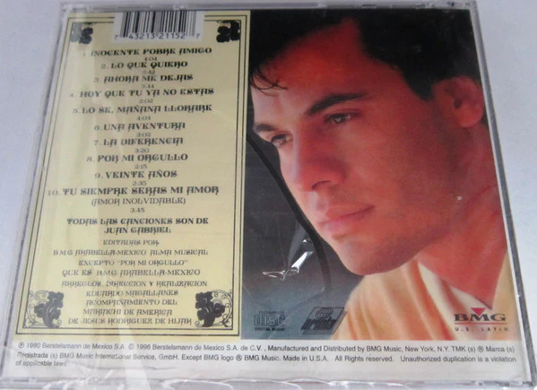 Juan Gabriel - Juan Gabriel Con Mariachi (CD, Album) - Image 2