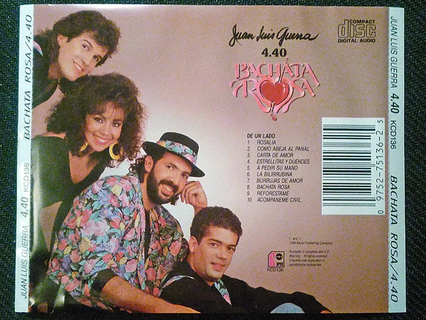 Juan Luis Guerra 4.40 - Bachata Rosa (CD, Album) - Image 3