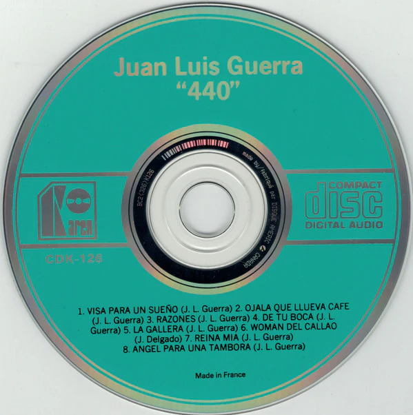 Juan Luis Guerra ● 440* - Ojalá Que Llueva Café (CD, Album) - Image 2