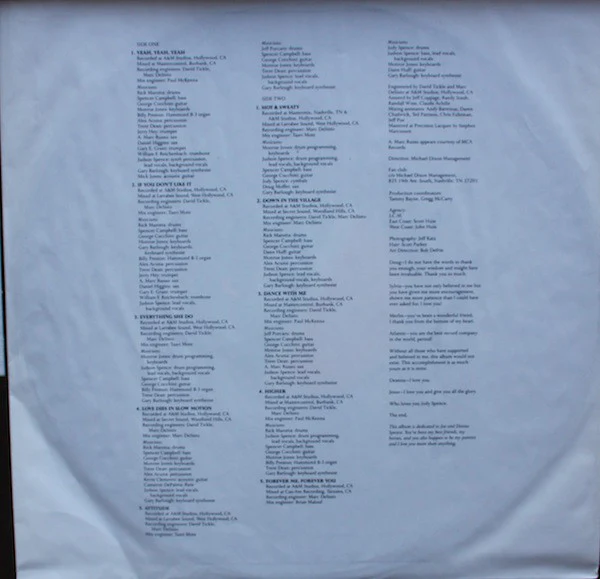 Judson Spence - Judson Spence (LP, Album) - Image 3