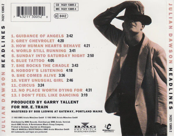 Julian Dawson - Headlines (CD, Album) - Image 2