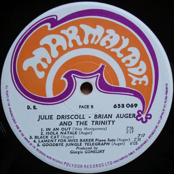Julie Driscoll Brian Auger And The Trinity* - Julie Driscoll - Brian Auger And The Trinity (LP, Album) - Image 4