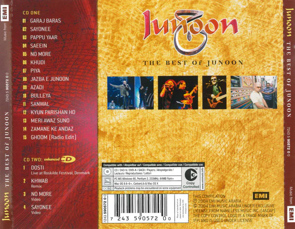 Junoon - Dewaar: The Best Of Junoon (CD, Comp, Copy Prot., Ltd + CD, Maxi, Copy Prot., ) - Image 2