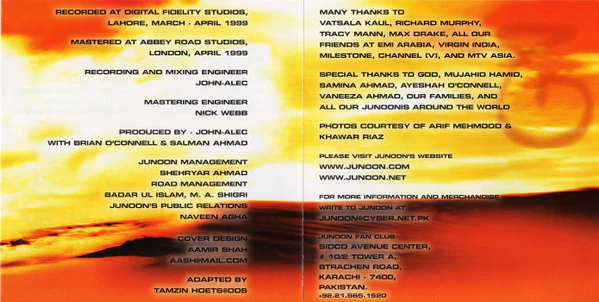 Junoon - Parvaaz (CD, Album, Enh) - Image 4