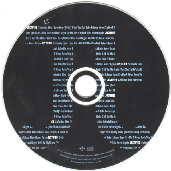 Justin Timberlake - Justified (CD, Album) - Image 3