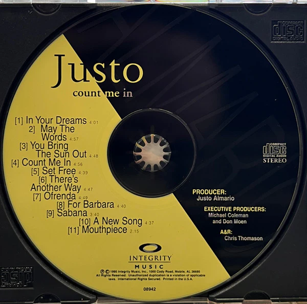 Justo Almario - Count Me In (CD, Album, RE) - Image 3