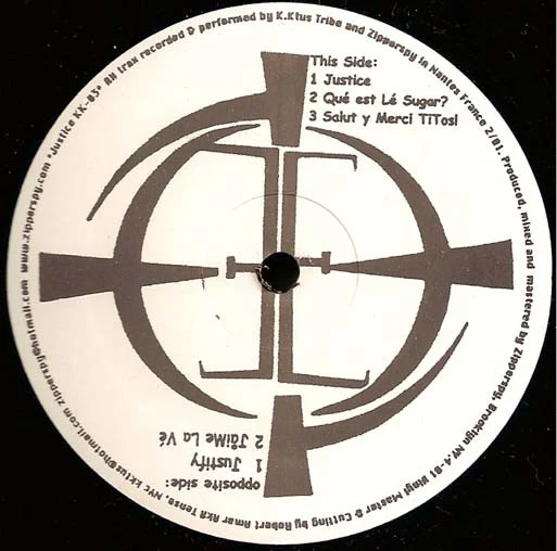 K.Ktus Tribe & Zipperspy* - Justice (12") - Image 2