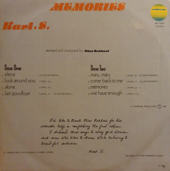 Karl. S.* - Memories (LP) - Image 2