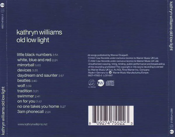 Kathryn Williams - Old Low Light (CD, Album) - Image 2
