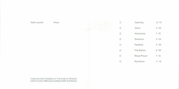 Keith Jarrett - Dark Intervals (CD, Album) - Image 4