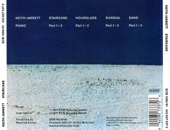 Keith Jarrett - Staircase (CD, Album, RE) - Image 2