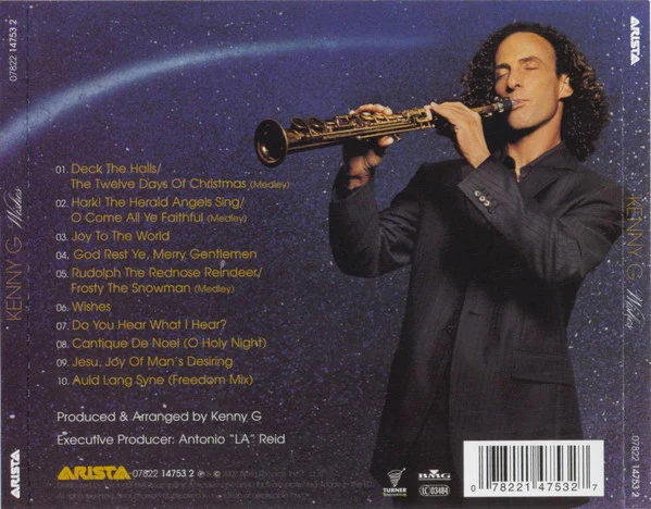 Kenny G (2) - Wishes - A Holiday Album (CD, Album) - Image 4