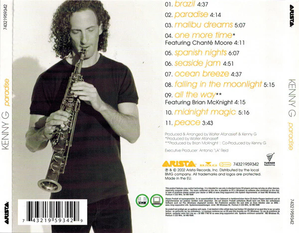 Kenny G - Paradise (CD, Album, Copy Prot.) - Image 2