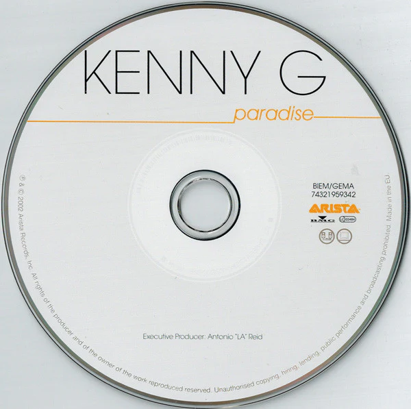 Kenny G - Paradise (CD, Album, Copy Prot.) - Image 3