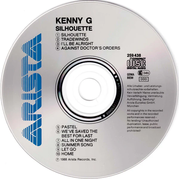 Kenny G - Silhouette (CD, Album) - Image 3