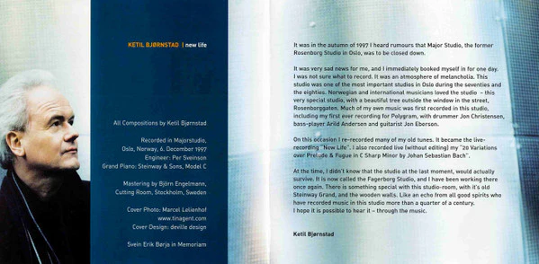 Ketil Bjørnstad - New Life (CD, Album) - Image 5