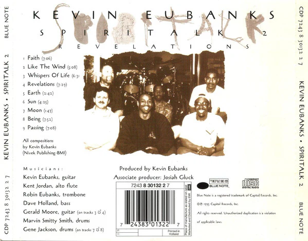 Kevin Eubanks - Spiritalk 2 - Revelations (CD, Album) - Image 2