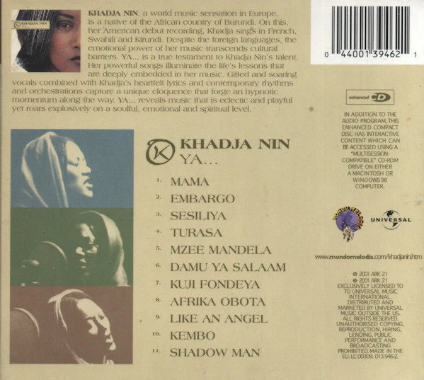 Khadja Nin - Ya... (CD, Album, RE) - Image 2