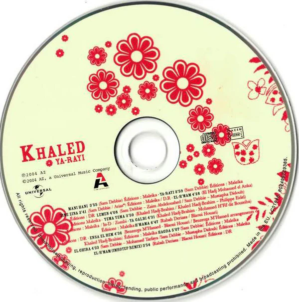 Khaled - Ya-Rayi (CD, Album) - Image 3