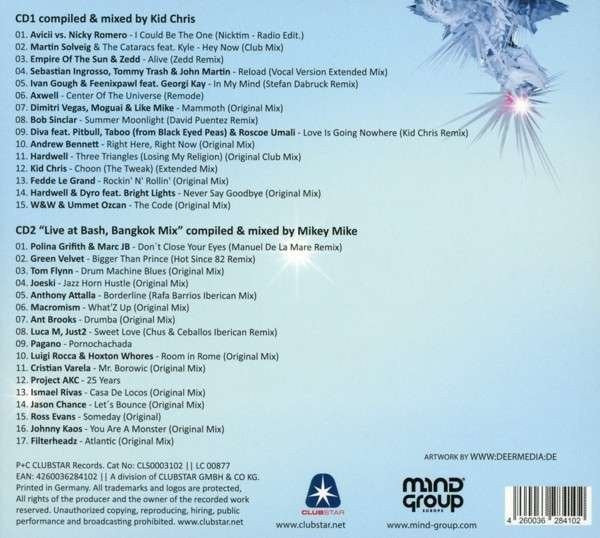 Kid Chris & Mikey Mike (3) - In Bed With Space Vol. 16 (2xCD, Comp, Mixed) - Image 2