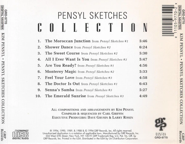 Kim Pensyl - Pensyl Sketches Collection (CD, Comp) - Image 2
