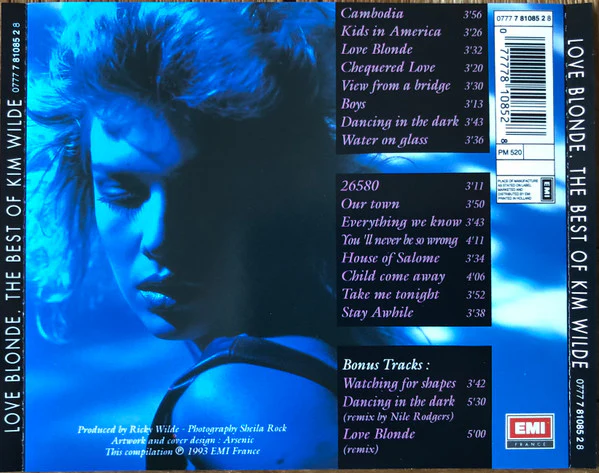 Kim Wilde - Love Blonde - The Best Of Kim Wilde (CD, Comp) - Image 2