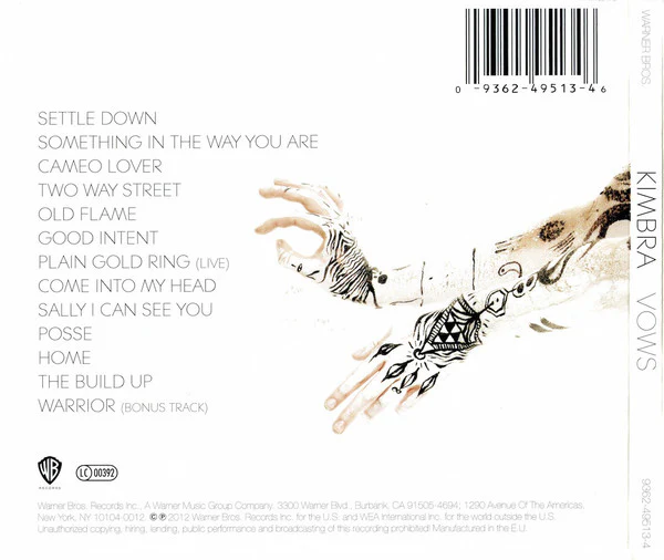 Kimbra - Vows (CD, Album, Dig) - Image 3