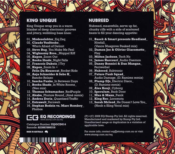 King Unique + NuBreed - Electric_02 (2xCD, Comp, Mixed) - Image 2