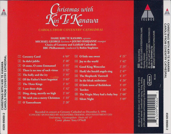 Kiri Te Kanawa - Christmas With Kiri Te Kanawa (CD, Album) - Image 3