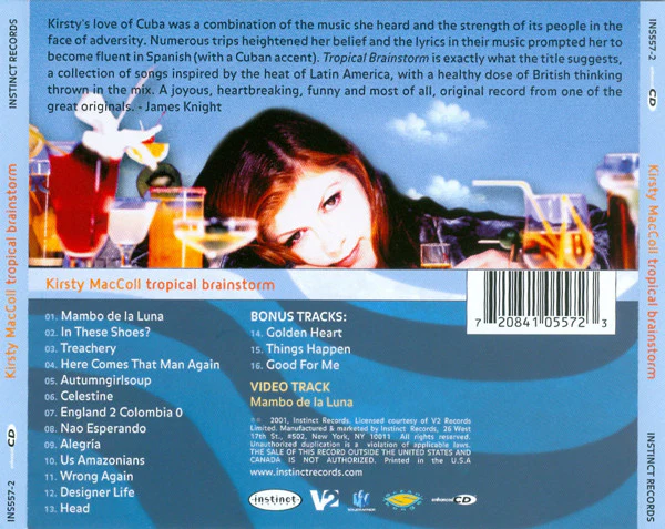 Kirsty MacColl - Tropical Brainstorm (CD, Album, Enh) - Image 2