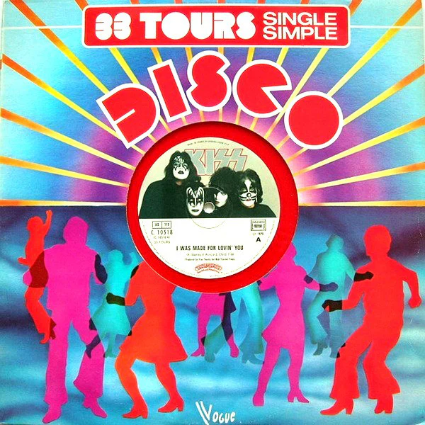 Kiss - I Was Made For Lovin' You (12", Red)
