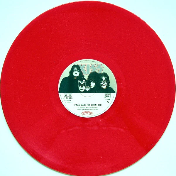 Kiss - I Was Made For Lovin' You (12", Red) - Image 2