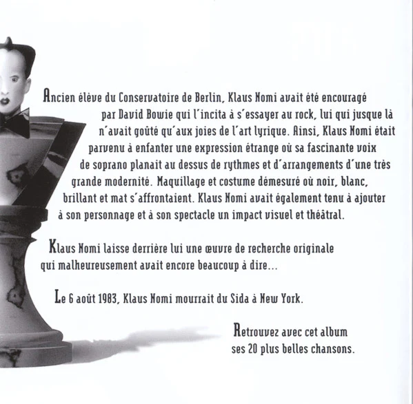Klaus Nomi - Klaus Nomi (CD, Comp, RE) - Image 4