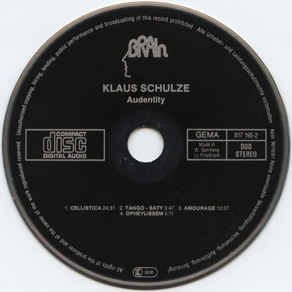 Klaus Schulze - Audentity (2xCD, Album, RE, Bla) - Image 3
