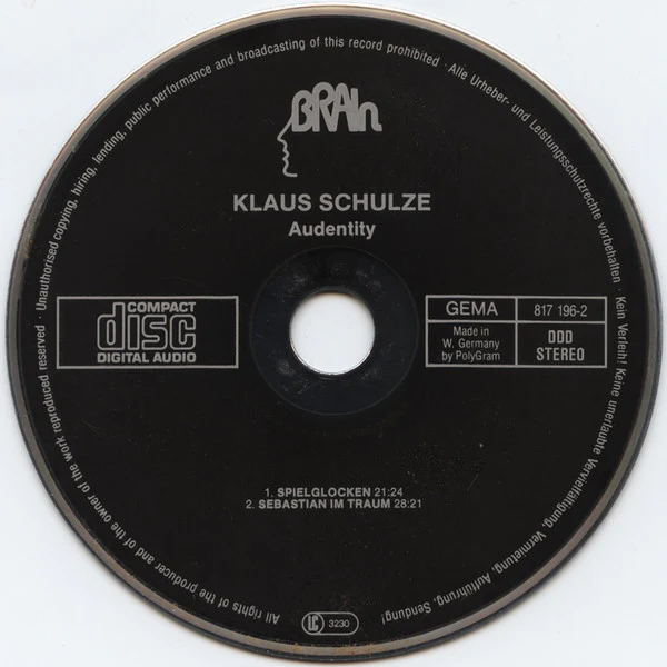 Klaus Schulze - Audentity (2xCD, Album, RE, Bla) - Image 5