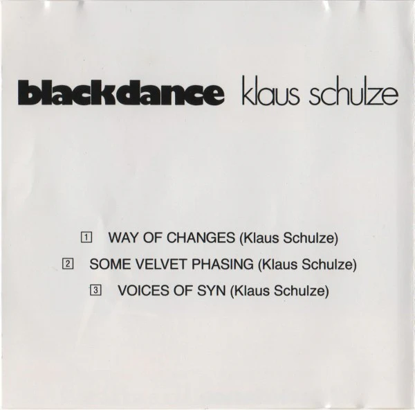 Klaus Schulze - Blackdance (CD, Album, RP) - Image 4