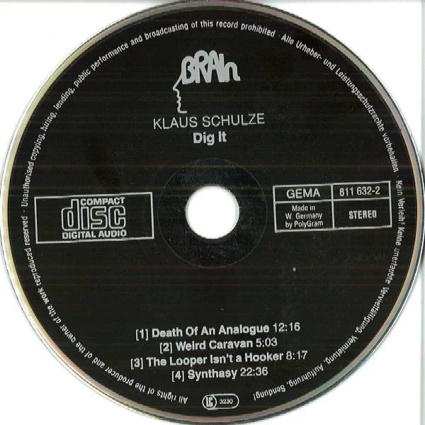 Klaus Schulze - Dig It (CD, Album) - Image 3