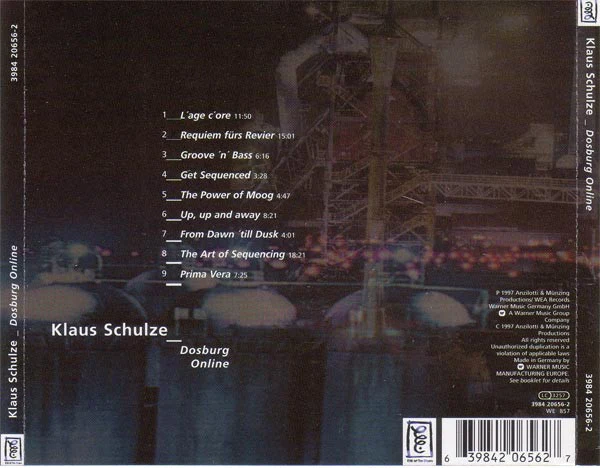 Klaus Schulze - Dosburg Online (CD, Album) - Image 2