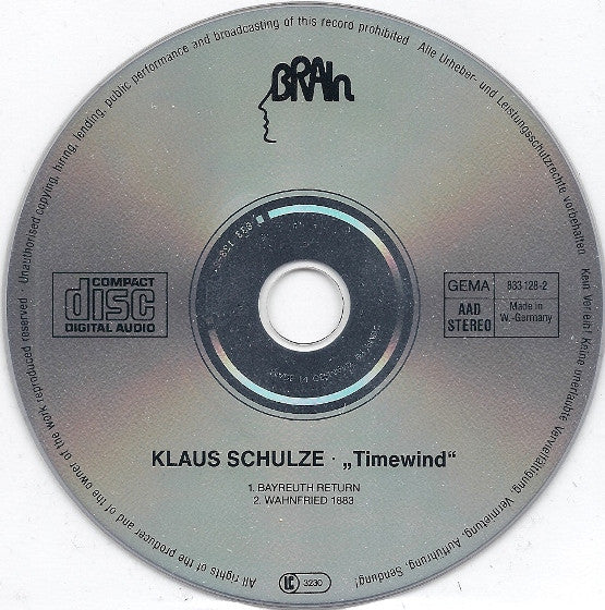 Klaus Schulze - Timewind (CD, Album, RE) - Image 3