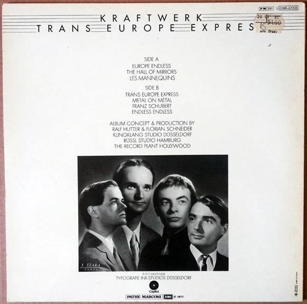 Kraftwerk - Trans Europe Express (LP, Album, RE, Pur) - Image 2