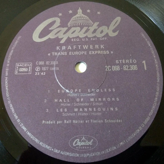 Kraftwerk - Trans Europe Express (LP, Album, RE, Pur) - Image 3